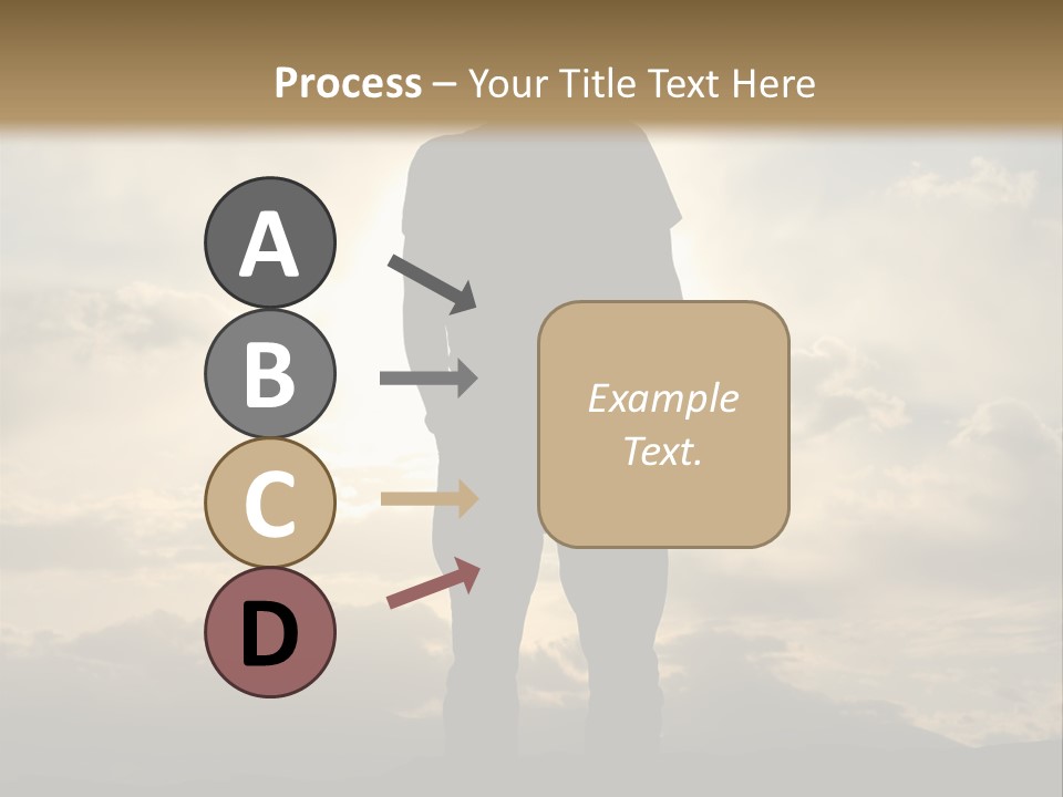 Outdoors Sun Hill PowerPoint Template