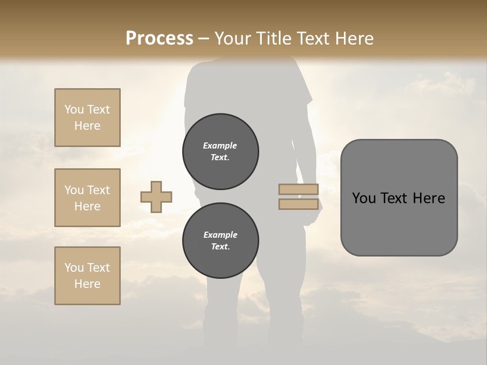 Outdoors Sun Hill PowerPoint Template