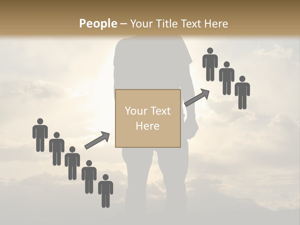 Outdoors Sun Hill PowerPoint Template