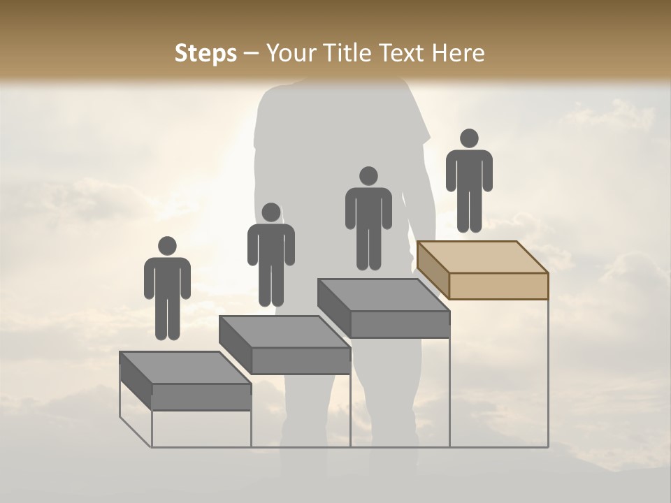 Outdoors Sun Hill PowerPoint Template