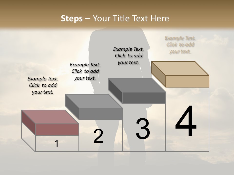Outdoors Sun Hill PowerPoint Template