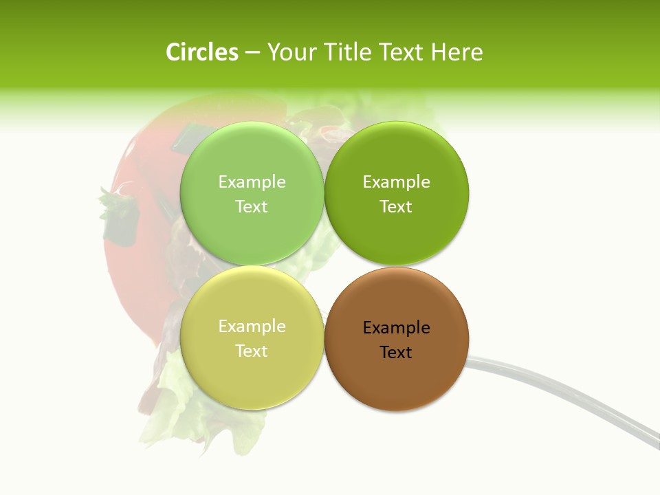 Salad Fat Dieting PowerPoint Template