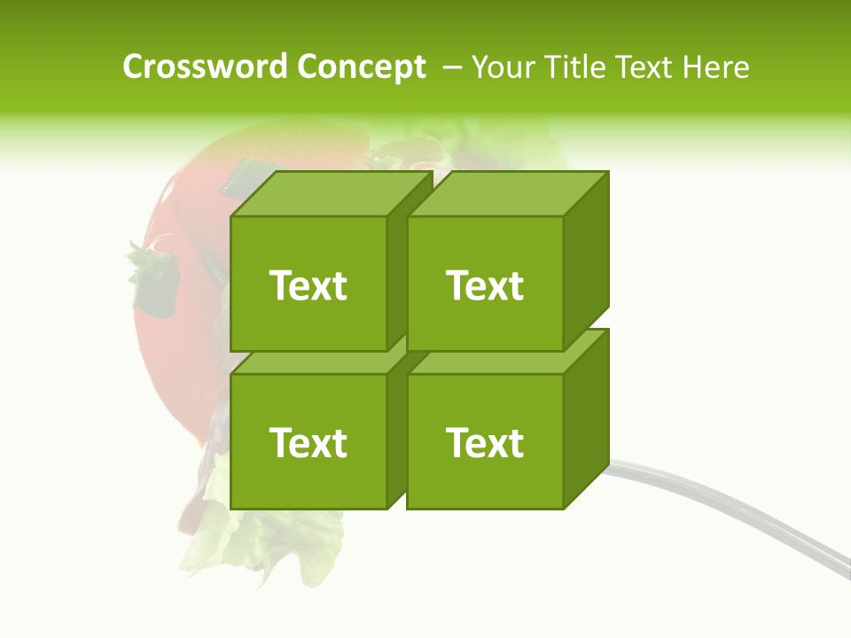 Salad Fat Dieting PowerPoint Template