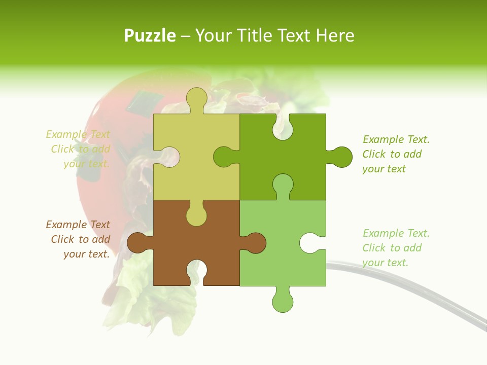 Salad Fat Dieting PowerPoint Template