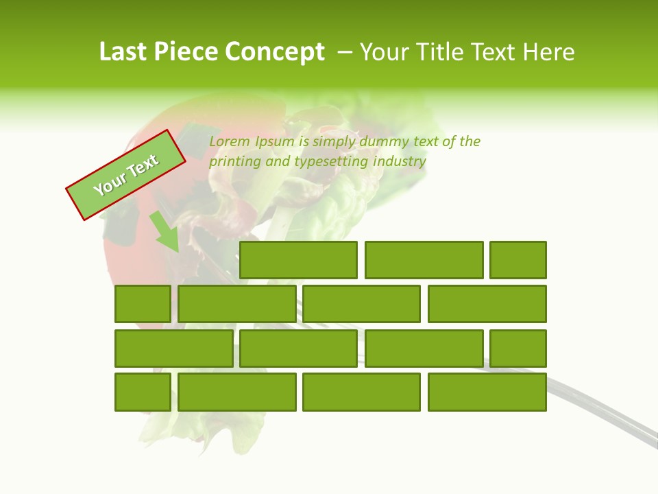 Salad Fat Dieting PowerPoint Template