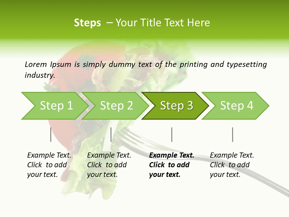 Salad Fat Dieting PowerPoint Template