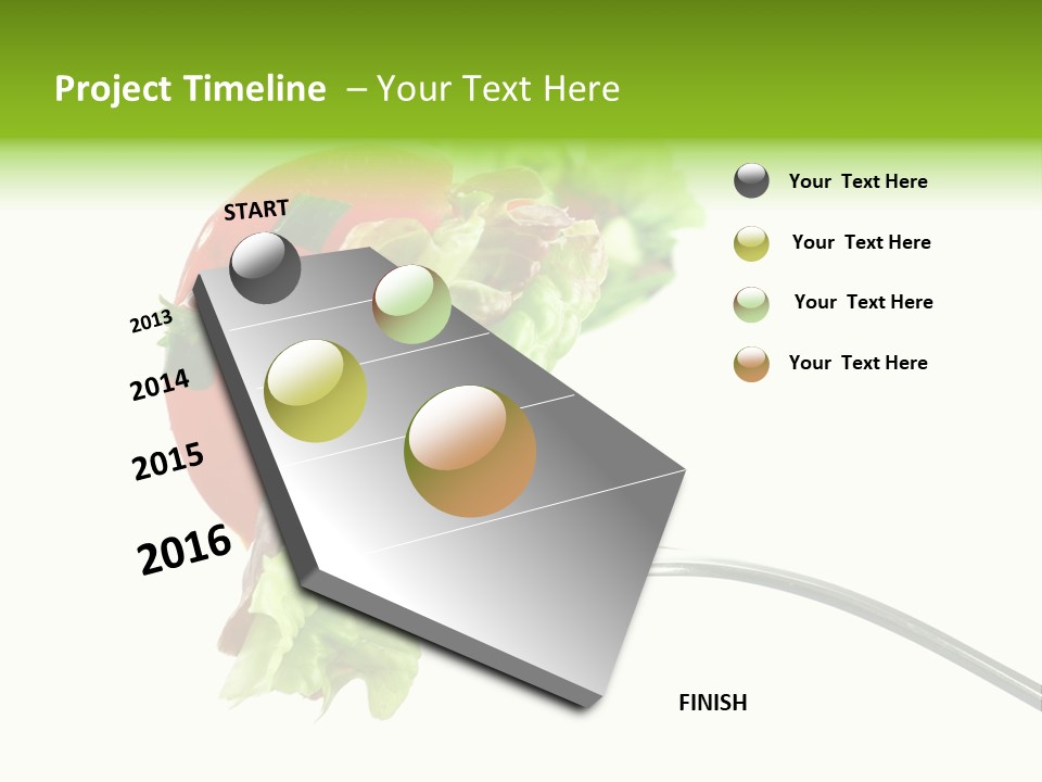 Salad Fat Dieting PowerPoint Template