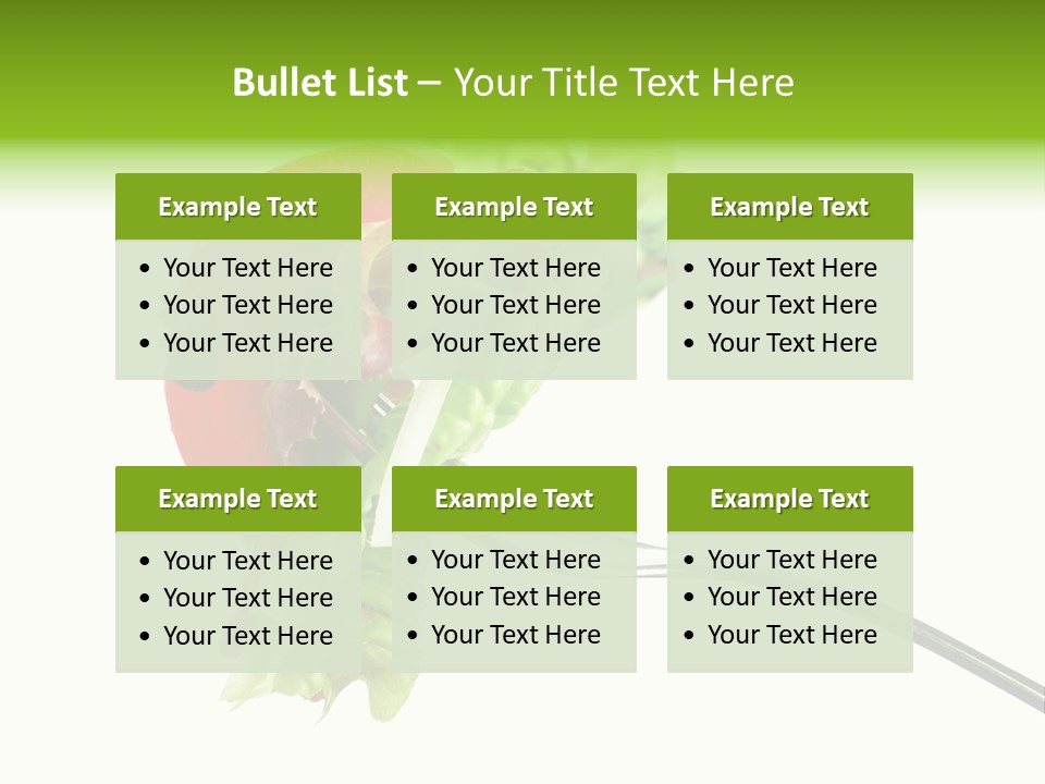 Salad Fat Dieting PowerPoint Template