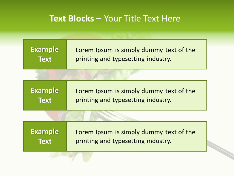 Salad Fat Dieting PowerPoint Template