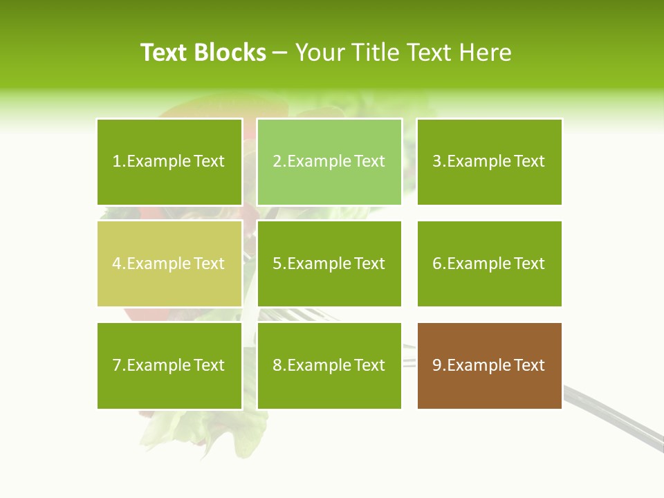 Salad Fat Dieting PowerPoint Template