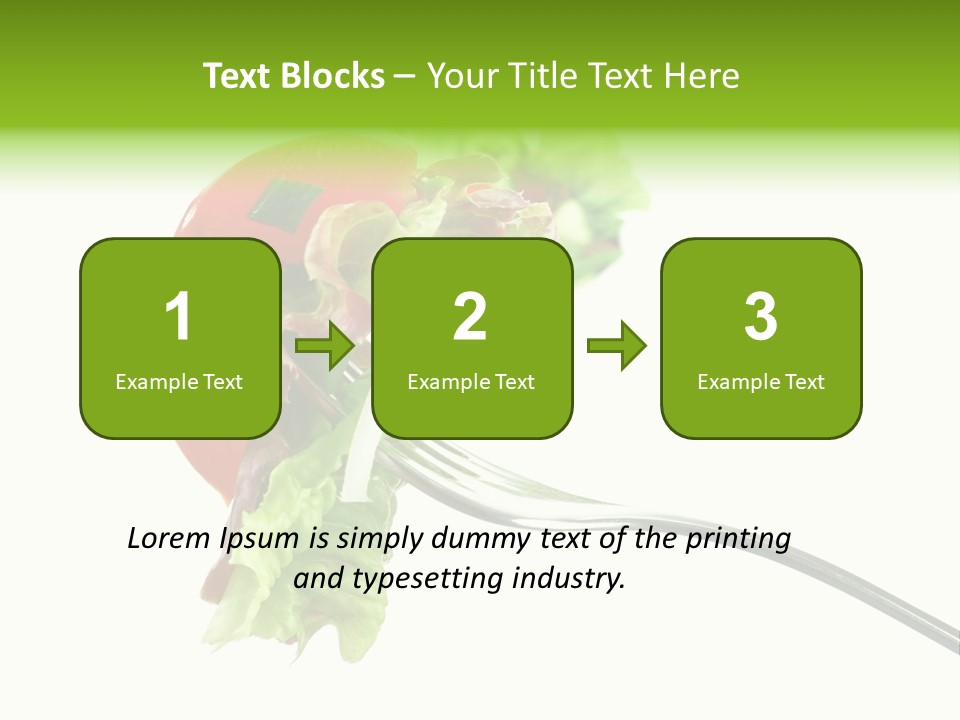 Salad Fat Dieting PowerPoint Template