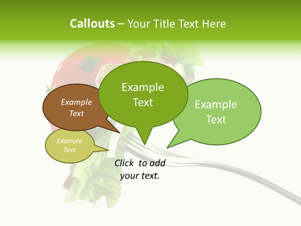 Salad Fat Dieting PowerPoint Template