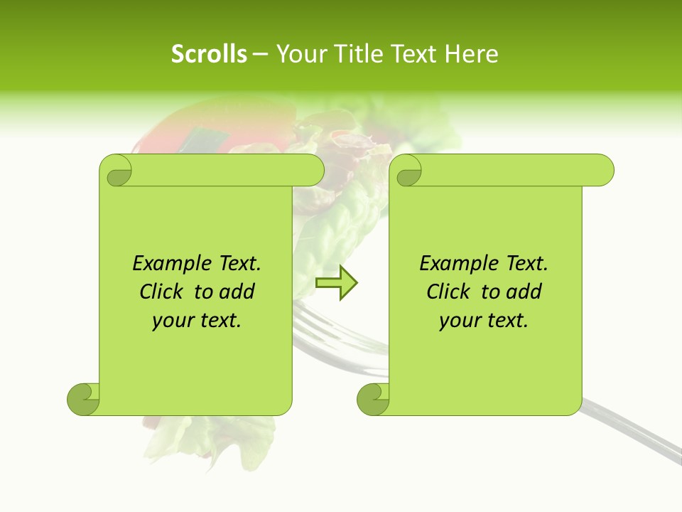 Salad Fat Dieting PowerPoint Template
