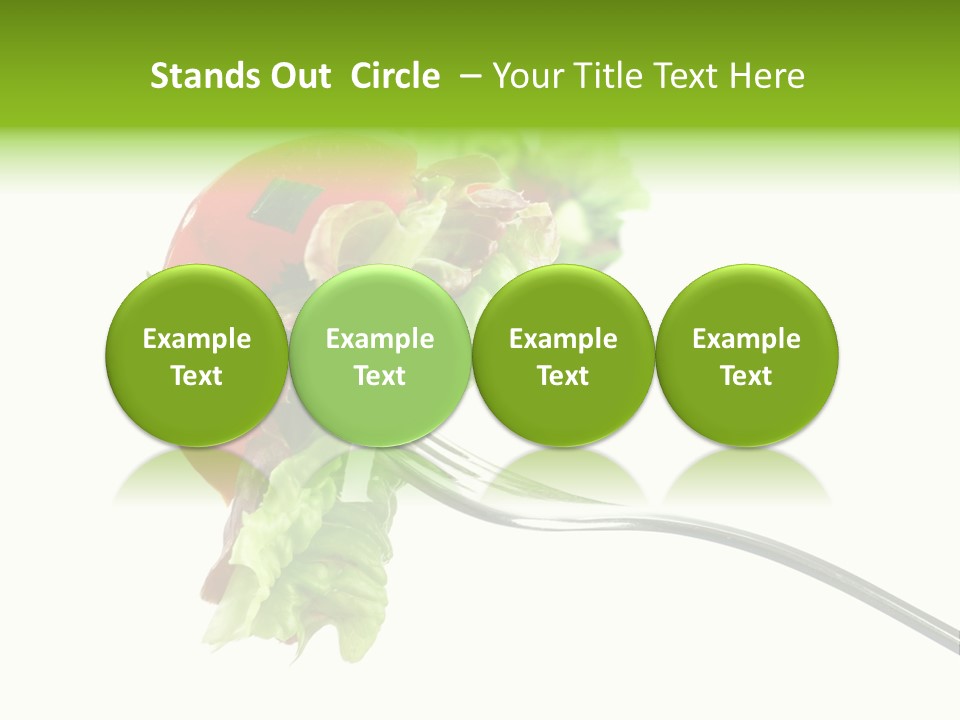 Salad Fat Dieting PowerPoint Template
