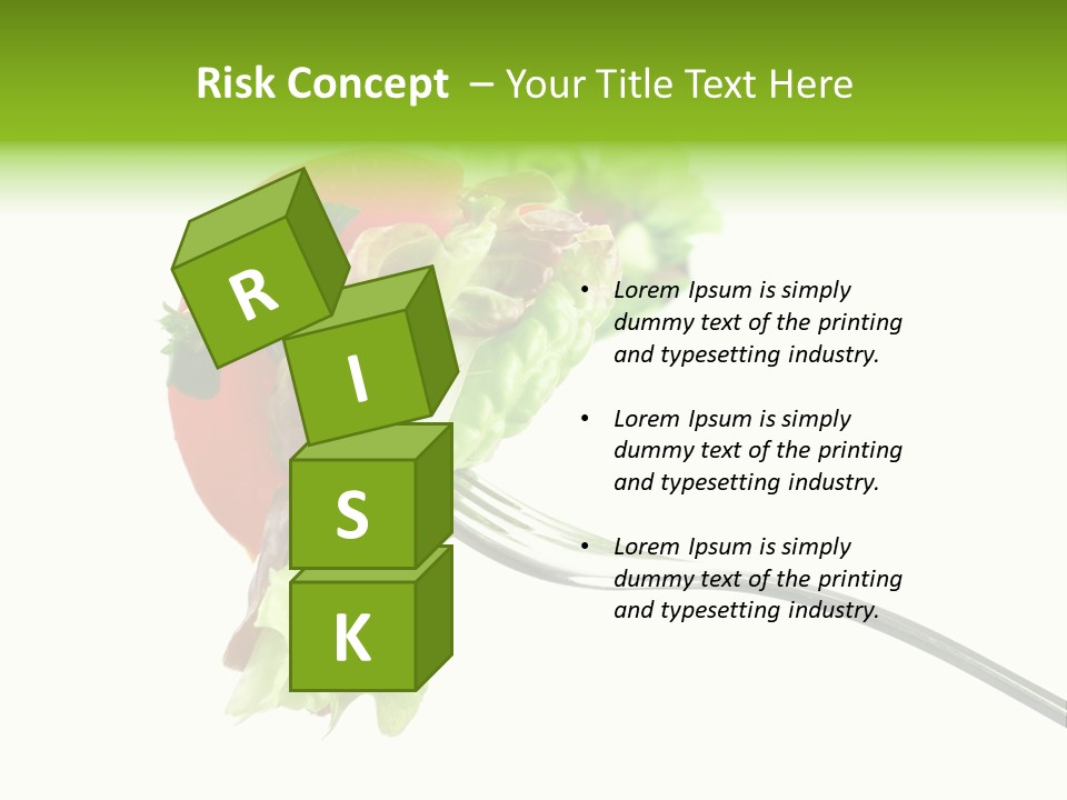 Salad Fat Dieting PowerPoint Template