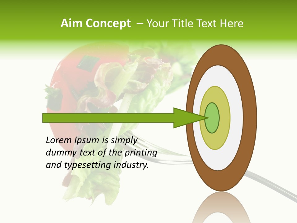 Salad Fat Dieting PowerPoint Template