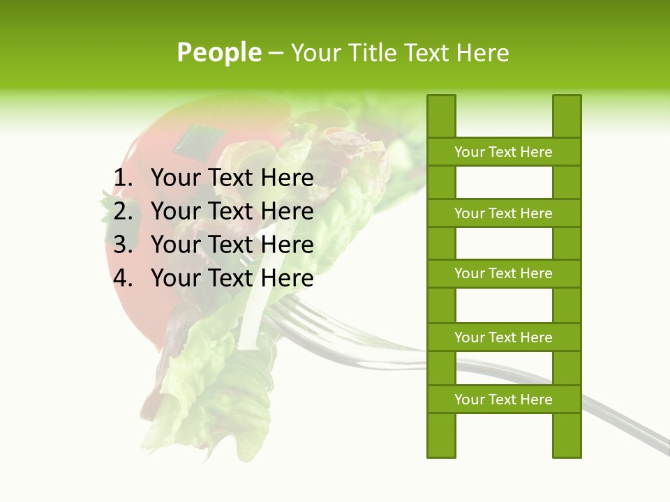 Salad Fat Dieting PowerPoint Template
