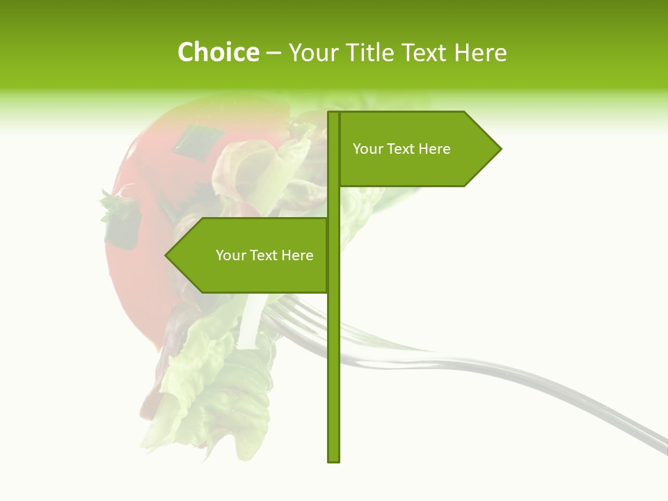 Salad Fat Dieting PowerPoint Template