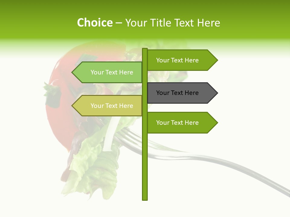 Salad Fat Dieting PowerPoint Template