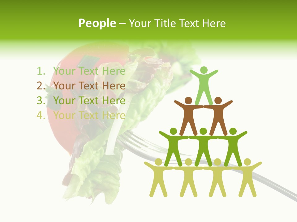 Salad Fat Dieting PowerPoint Template