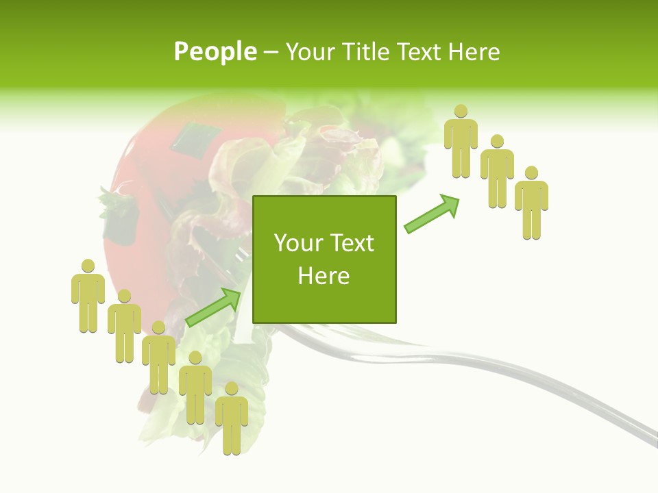 Salad Fat Dieting PowerPoint Template