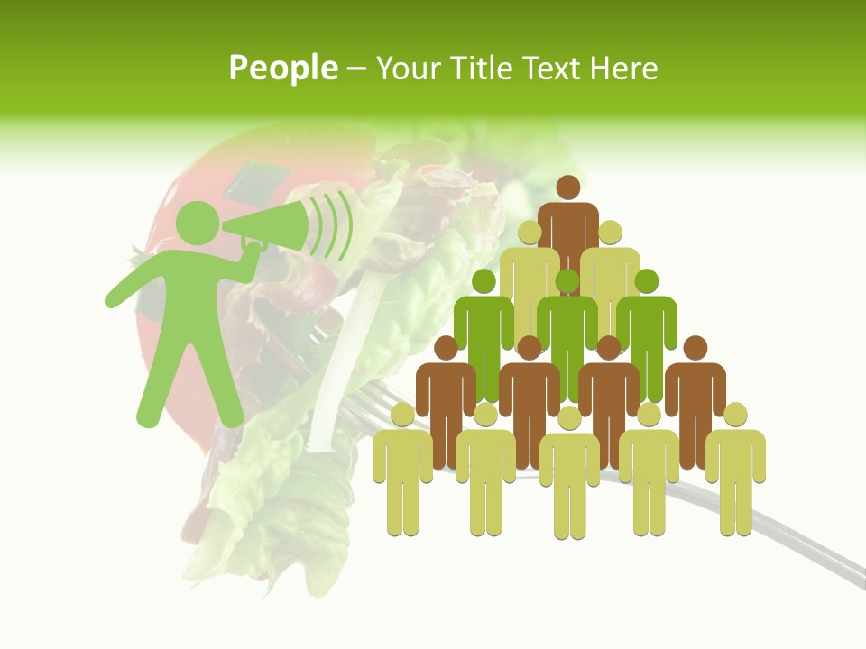 Salad Fat Dieting PowerPoint Template
