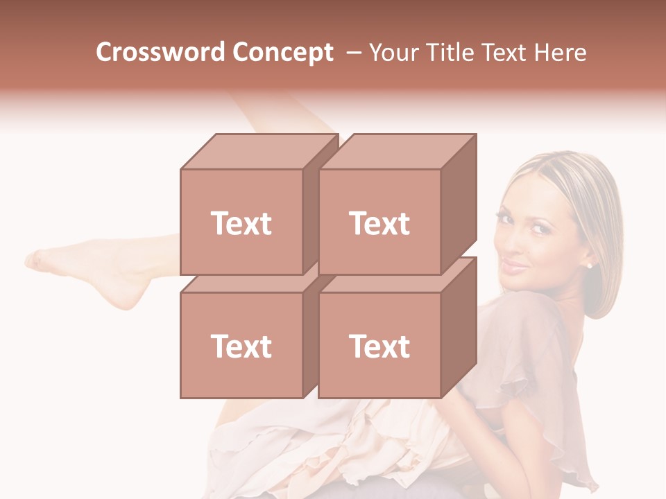 Lie Figure Smile PowerPoint Template