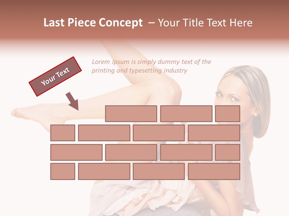 Lie Figure Smile PowerPoint Template