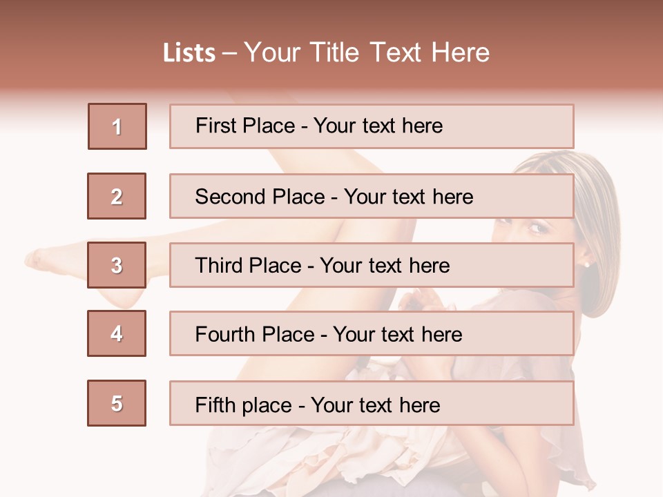Lie Figure Smile PowerPoint Template