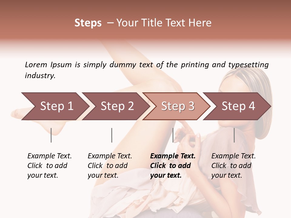 Lie Figure Smile PowerPoint Template