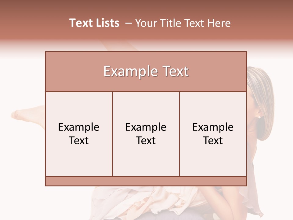 Lie Figure Smile PowerPoint Template