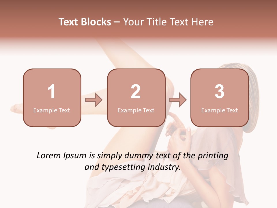 Lie Figure Smile PowerPoint Template
