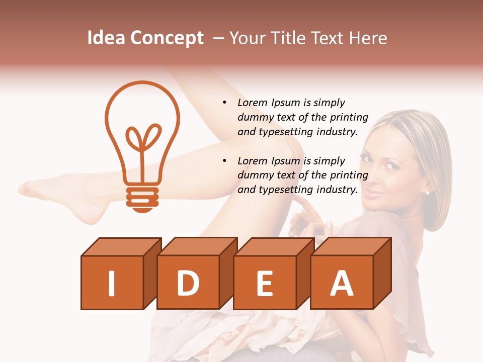 Lie Figure Smile PowerPoint Template