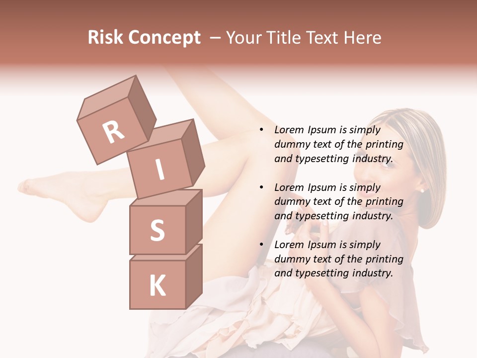 Lie Figure Smile PowerPoint Template