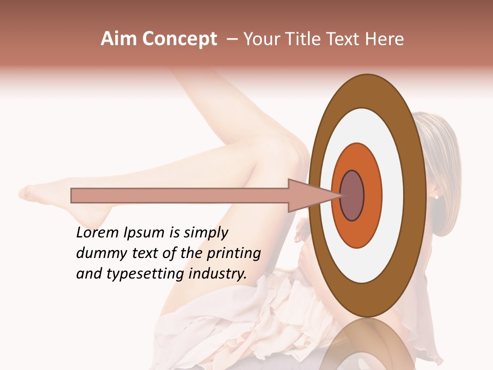 Lie Figure Smile PowerPoint Template