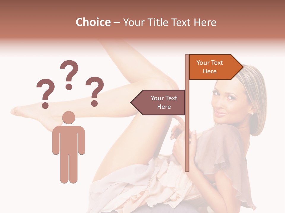 Lie Figure Smile PowerPoint Template