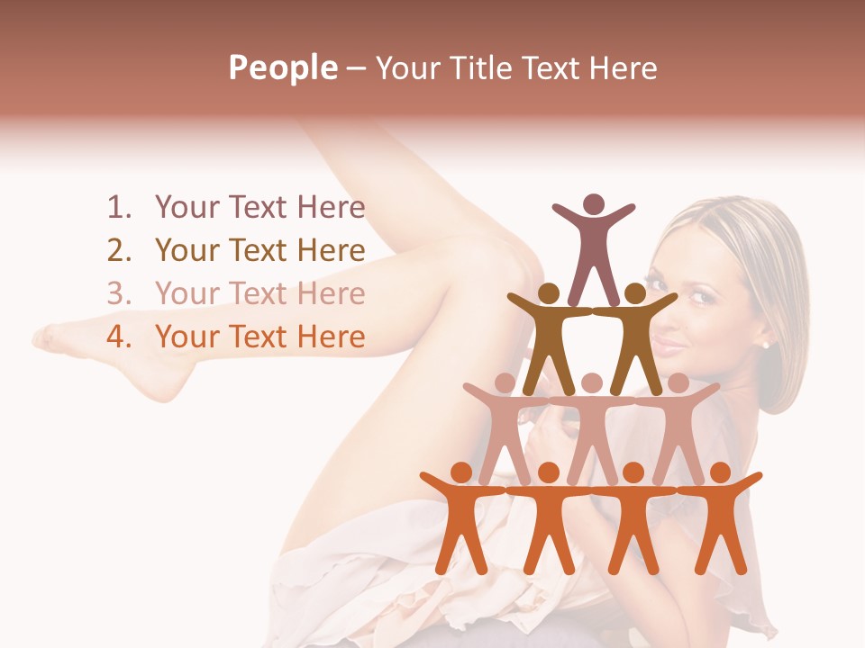 Lie Figure Smile PowerPoint Template