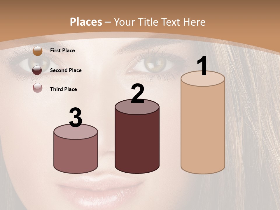 Female Youth Makeup PowerPoint Template