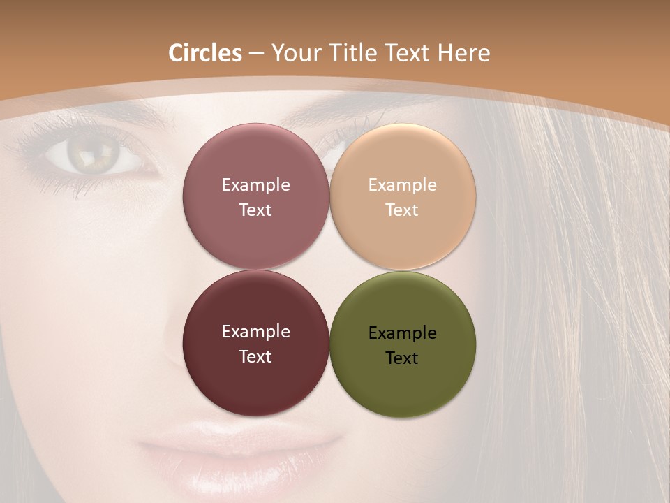 Female Youth Makeup PowerPoint Template
