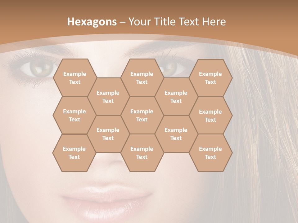 Female Youth Makeup PowerPoint Template