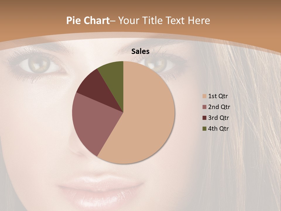 Female Youth Makeup PowerPoint Template