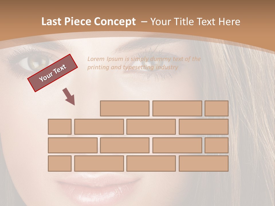 Female Youth Makeup PowerPoint Template