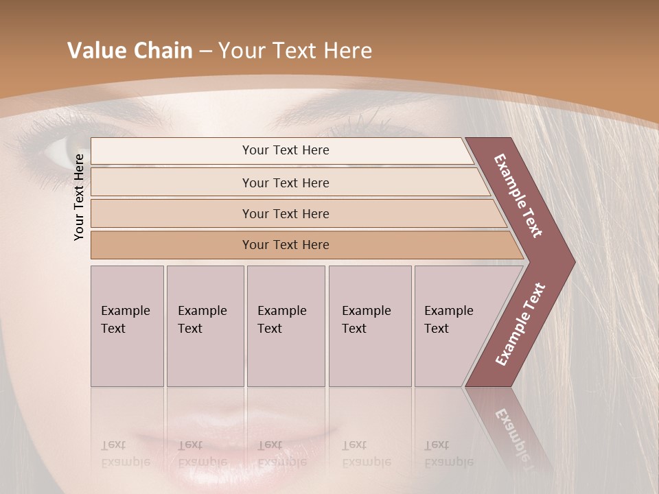 Female Youth Makeup PowerPoint Template