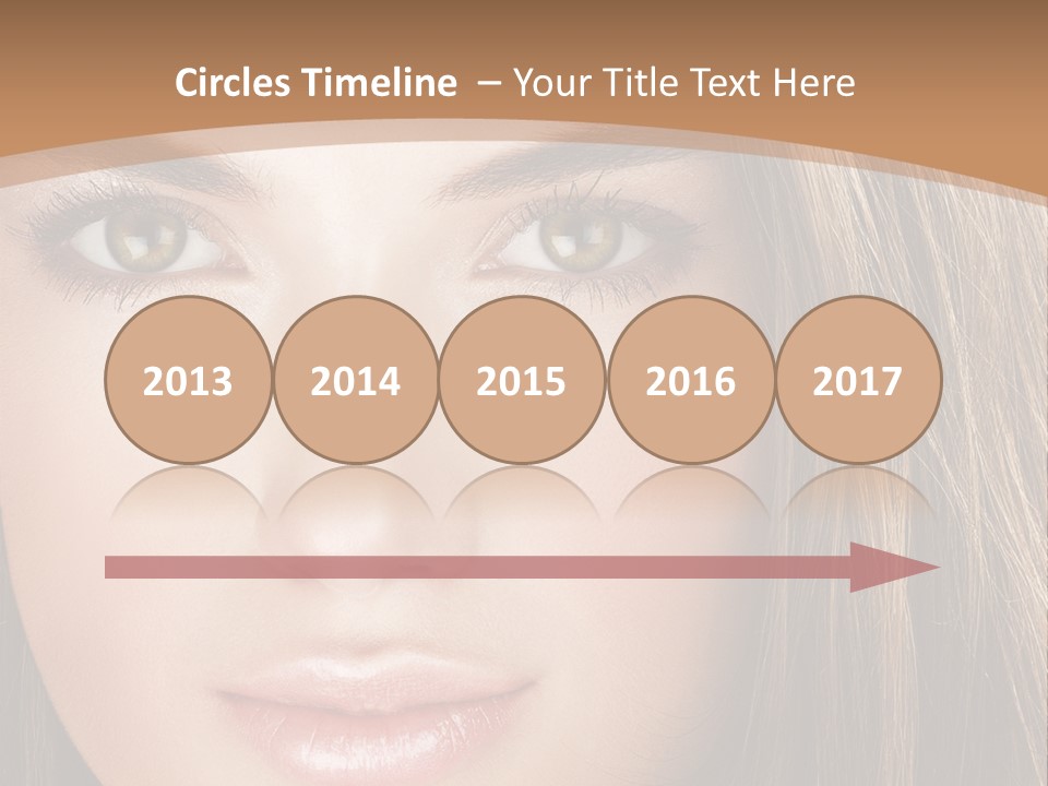 Female Youth Makeup PowerPoint Template