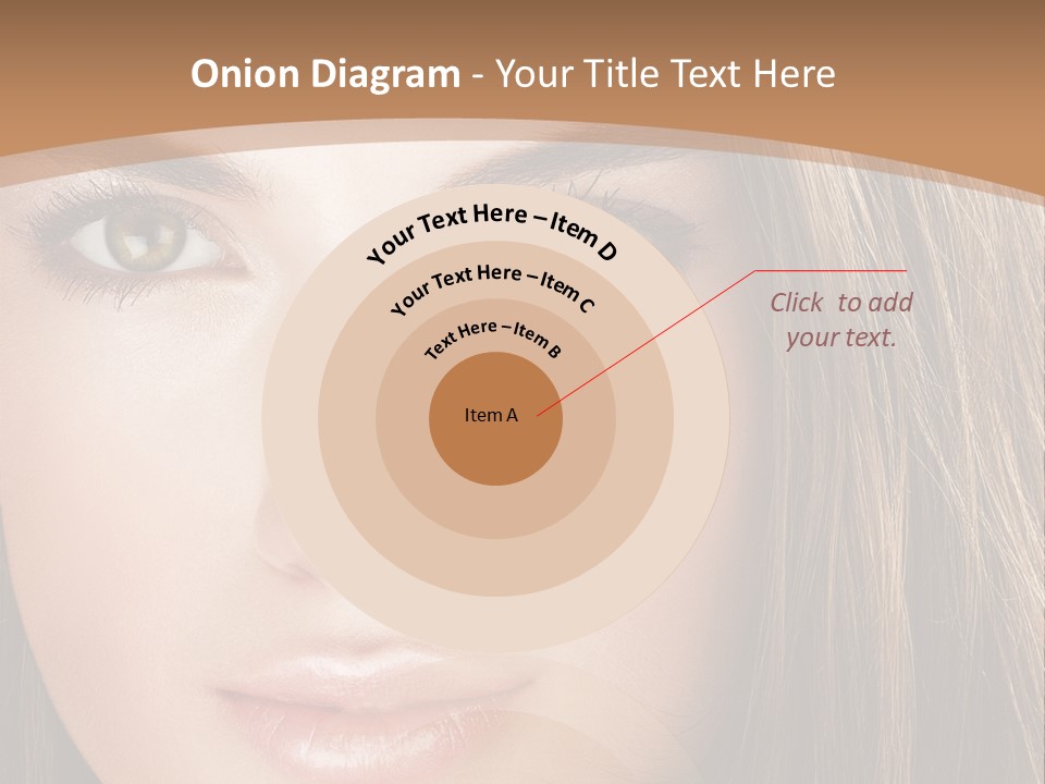 Female Youth Makeup PowerPoint Template