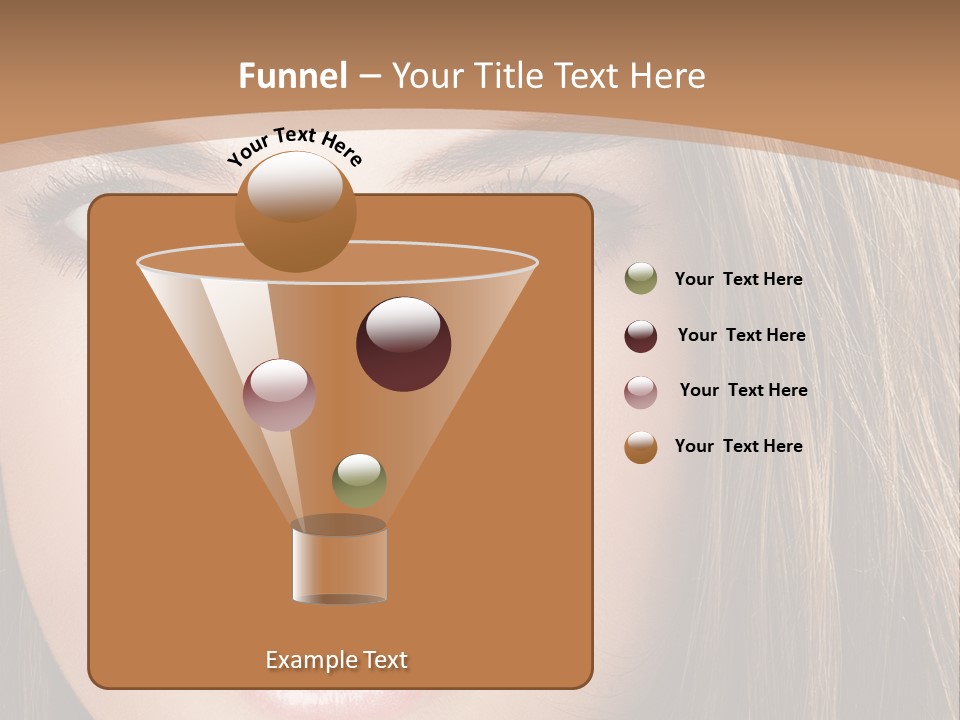 Female Youth Makeup PowerPoint Template