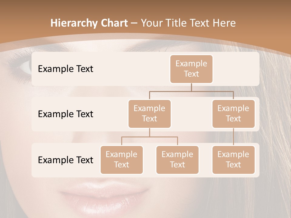 Female Youth Makeup PowerPoint Template