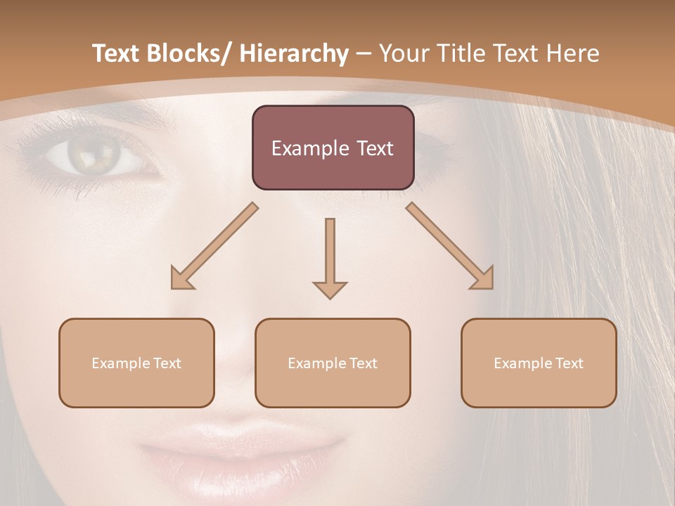 Female Youth Makeup PowerPoint Template