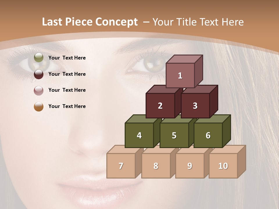 Female Youth Makeup PowerPoint Template