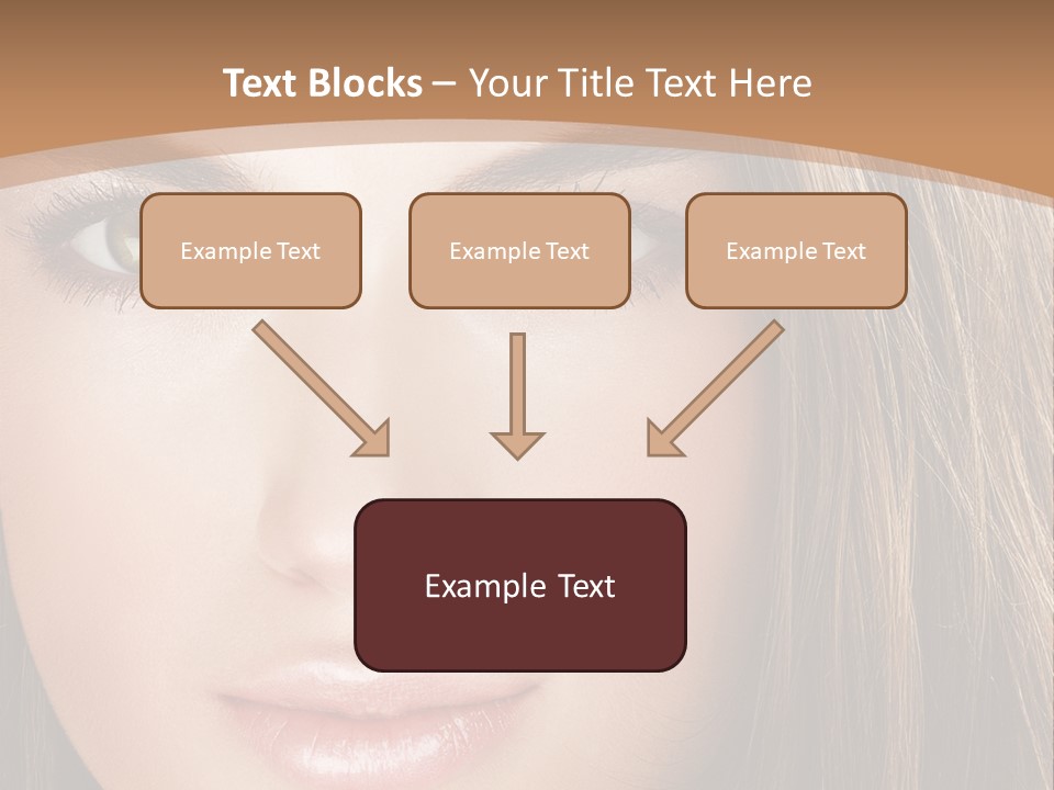Female Youth Makeup PowerPoint Template